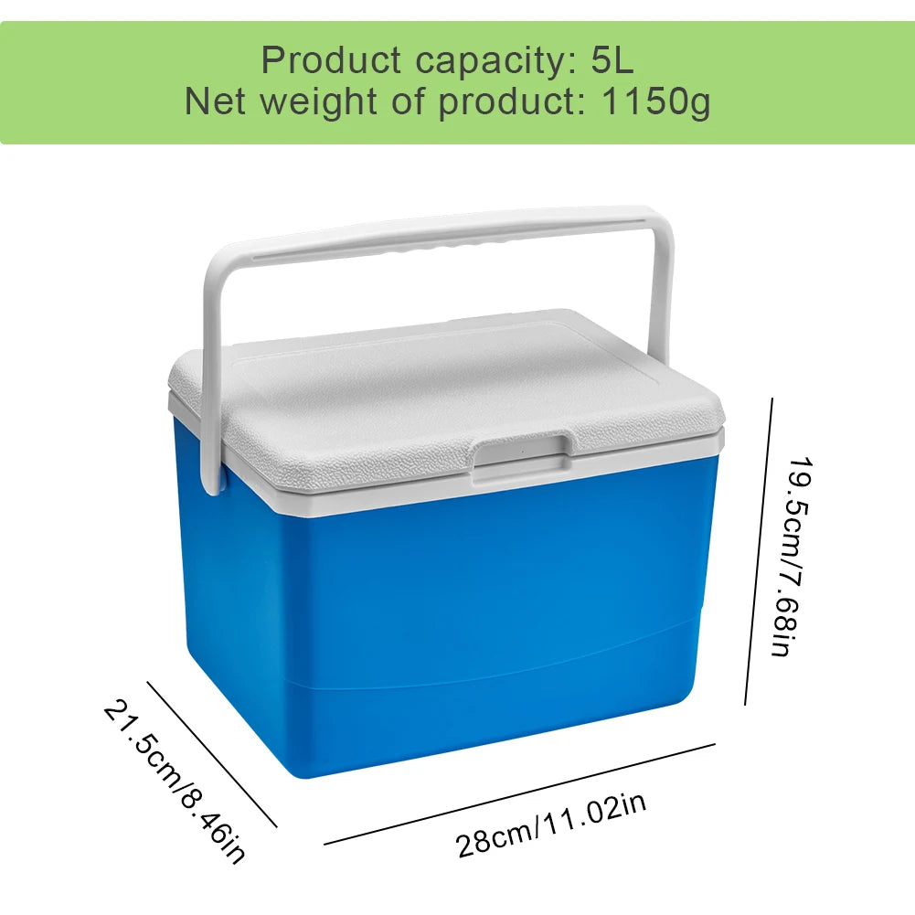 5L Isolierte Kuhlbox mit Tragegriff fur Camping und Picknick