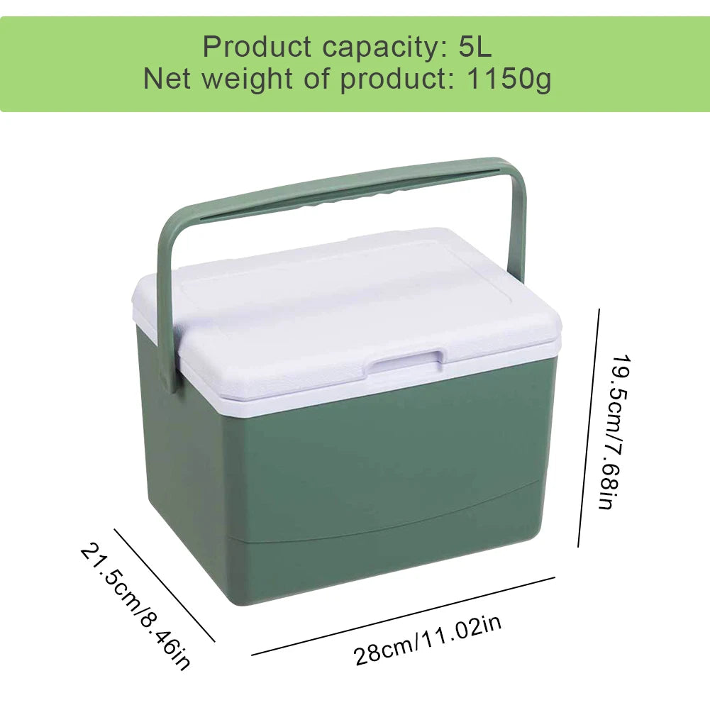 5L Isolierte Kuhlbox mit Tragegriff fur Camping und Picknick