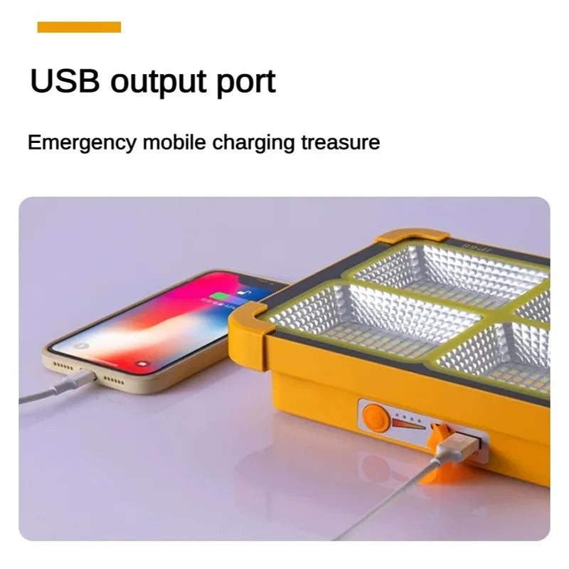 Solar LED Campinglaterne Wiederaufladbar mit Magnet