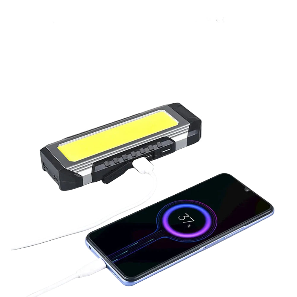 USB-Aufladbare Campinglampe COB-Arbeitsleuchte, Auto-Reparatur- und Wartungstaschenlampe mit Magnet 4000mAh Laterne