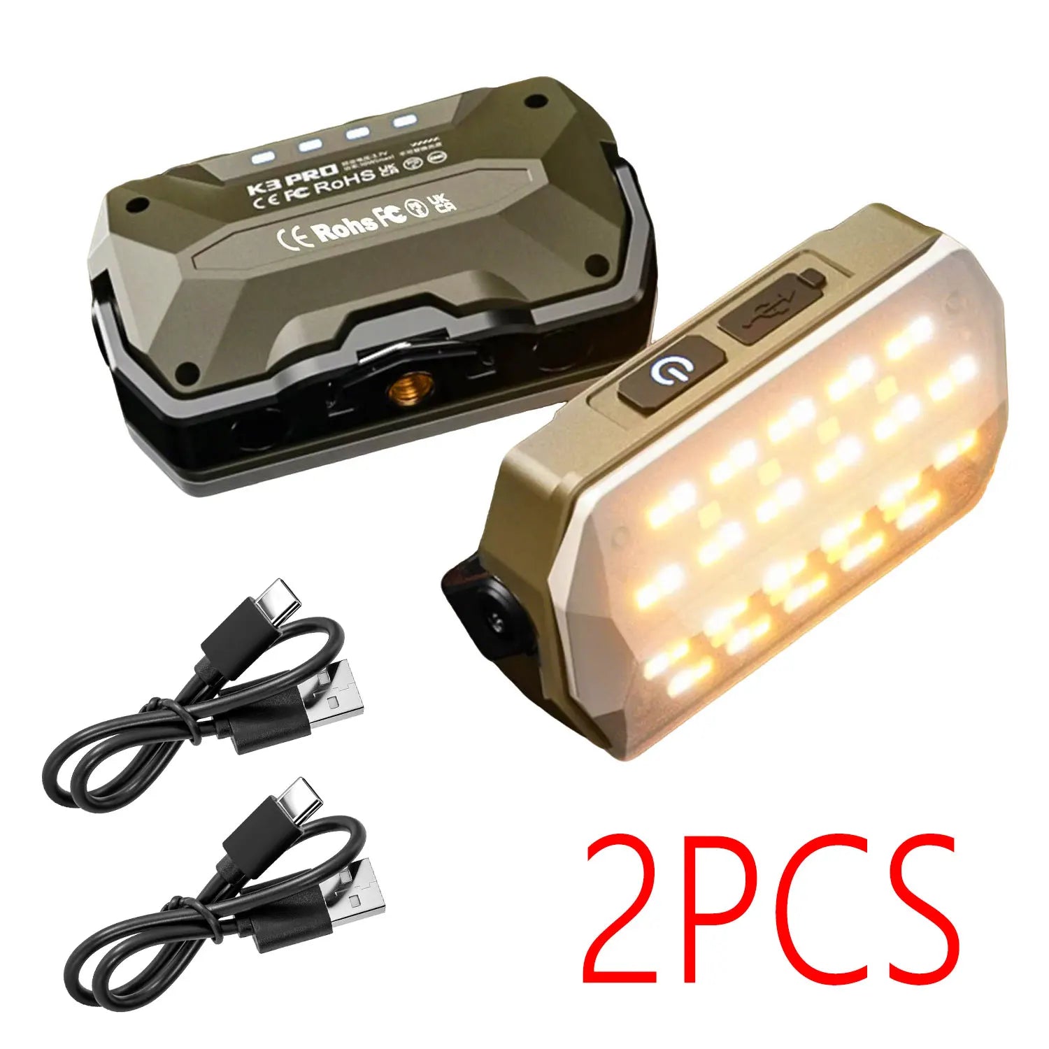Wiederaufladbare LED Campinglaterne mit Magnet