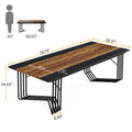 Konferenztisch 200 Ã— 100 Ã— 75 cm â€“ Besprechungstisch mit Metallgestell