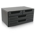 Dokumenten-Organizer aus PU-Leder â€“ Desktop-Aufbewahrungsbox fÃ¼r Dokumente und BÃ¼rozubehÃ¶r