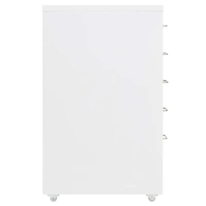 Rollcontainer 28 Ã— 41 Ã— 69 cm â€“ Aktenschrank fÃ¼r BÃ¼ro und Homeoffice, WeiÃŸ