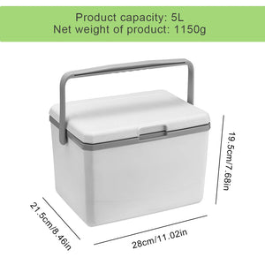 5L Isolierte Kuhlbox mit Tragegriff fur Camping und Picknick