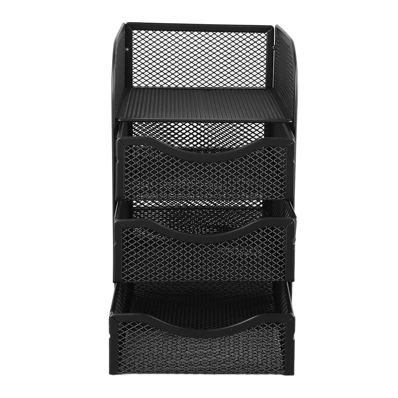 Schreibtisch-Organizer aus Metall mit 3 Schubladen â€“ Mesh Desktop-Aufbewahrung