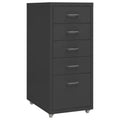 Rollcontainer 28 Ã— 41 Ã— 69 cm â€“ Aktenschrank fÃ¼r BÃ¼ro und Homeoffice, WeiÃŸ